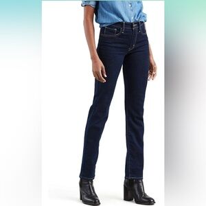 Levi's Womens 724 High Rise Straight Jeans
